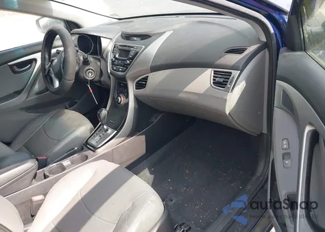 2013 Hyundai Elantra Limited from USA, damaged, VIN KMHDH4AE3DU688713